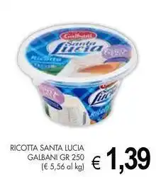 PrestoFresco Ricotta santa lucia GALBANI offerta