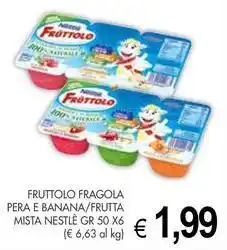 PrestoFresco Fruttolo fragola pera e banana/frutta mista NESTLÉ offerta