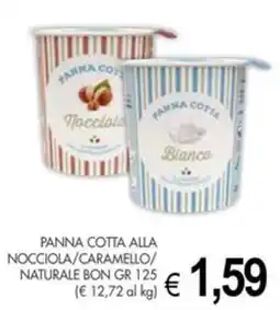 PrestoFresco Panna cotta alla nocciola/caramello/ naturale bon offerta