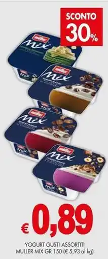 PrestoFresco Yogurt gusti assortiti muller mix offerta