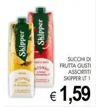 PrestoFresco Succhi di frutta gusti assortiti SKIPPER offerta