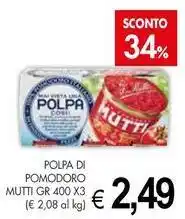 PrestoFresco Polpa di pomodoro MUTTI offerta