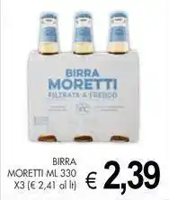 PrestoFresco Birra MORETTI offerta