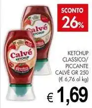 PrestoFresco Ketchup classico/ piccante CALVÈ offerta