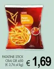 PrestoFresco Patatine stick CRAI offerta