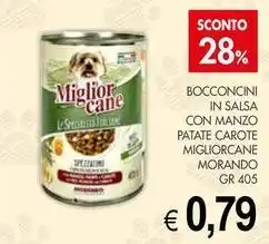 PrestoFresco Bocconcini in salsa con manzo patate carote MIGLIORCANE MORANDO offerta