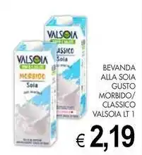 PrestoFresco Bevanda alla soia gusto morbido/ classico VALSOIA offerta