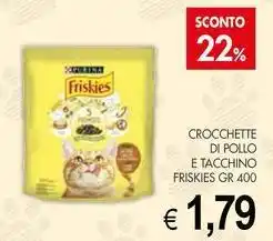 PrestoFresco Crocchette di pollo e tacchino FRISKIES offerta