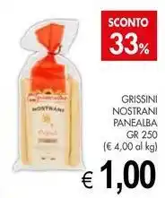 PrestoFresco Grissini nostrani panealba offerta