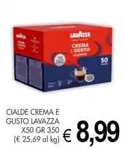 PrestoFresco Cialde crema e gusto LAVAZZA offerta
