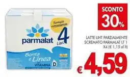 PrestoFresco Latte uht parzialmente scremato PARMALAT offerta
