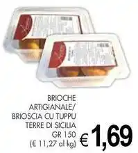 PrestoFresco Brioche artigianale/ brioscia cu tuppu TERRE DI SICILIA offerta