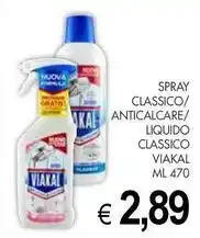 PrestoFresco Spray classico/ anticalcare/ liquido classico VIAKAL offerta