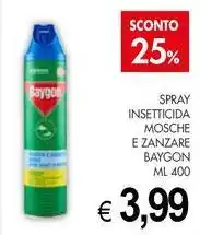 PrestoFresco Spray insetticida mosche e zanzare BAYGON offerta