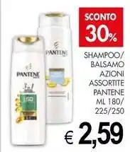 PrestoFresco Shampoo/ balsamo azioni assortite PANTENE offerta