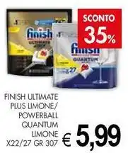 PrestoFresco Finish ultimate plus limone/ powerball quantum limone x22/27 offerta