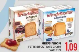 Mazzeo Giocattoli Lefresche biscottate classichGRISSINBON fette biscottate vari tipi offerta
