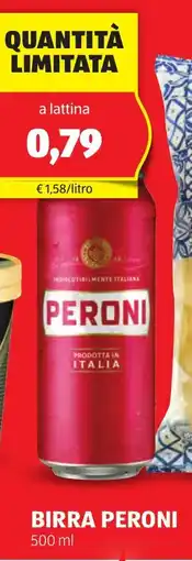 ALDI Birra PERONI offerta