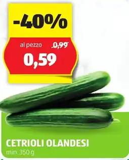 ALDI Cetrioli olandesi offerta