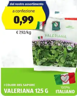 ALDI I colori del sapore valeriana offerta
