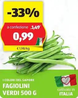 ALDI I colori del sapore fagiolini verdi offerta