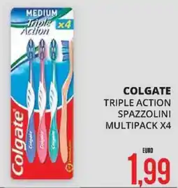 Mazzeo Giocattoli COLGATE triple action spazzolini multipack x4 offerta