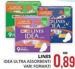 Mazzeo Giocattoli LINES Idea ultra assorbenti vari formati offerta
