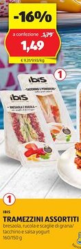 ALDI Ibis tramezzini assortiti offerta