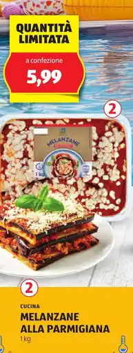 ALDI Cucina melanzane alla parmigiana offerta