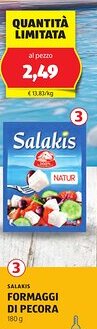 ALDI Salakis formaggi di pecora offerta