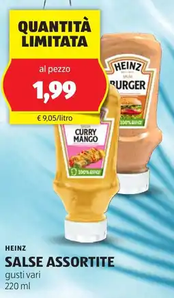 ALDI Heinz salse assortite offerta