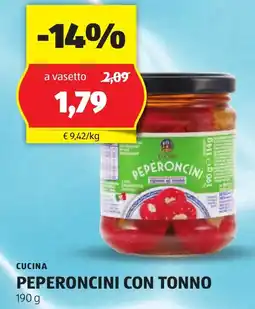 ALDI Cucina peperoncini con tonno offerta