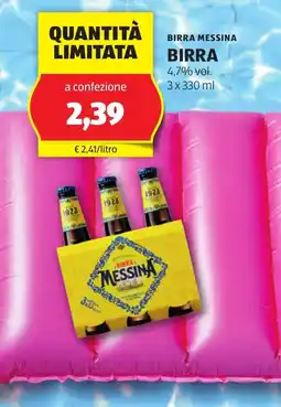 ALDI Birra messina birra offerta