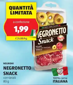 ALDI Negroni negronetto snack offerta