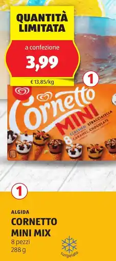 ALDI Algida cornetto mini mix offerta