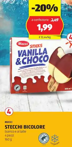 ALDI Mucci stecchi bicolore offerta