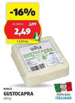ALDI Bonlà gustocapra offerta