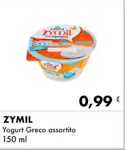 Iper Tosano ZYMIL Yogurt Greco assortito offerta