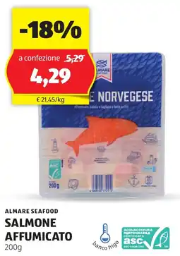 ALDI Almare seafood salmone affumicato offerta