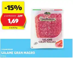 ALDI Casamodena salame gran magro offerta