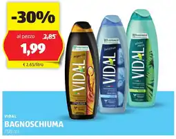ALDI Vidal bagnoschiuma offerta