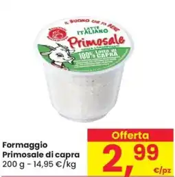 Despar Formaggio Primosale di capra offerta