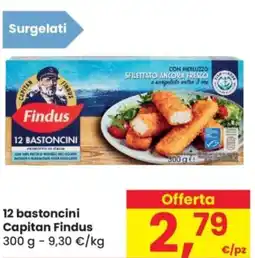 Despar 12 bastoncini Capitan Findus offerta