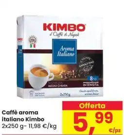 Despar Caffè aroma italiano Kimbo offerta