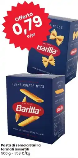 Despar Pasta di semola Barilla formati assortiti offerta