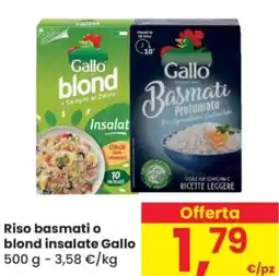 Despar Riso basmati o blond insalate Gallo offerta