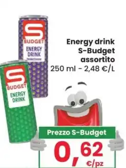 Despar Energy drink S-Budget assortito offerta