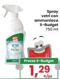 Despar Spray vetri con ammoniaca S-Budget offerta