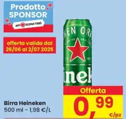 Despar Birra Heineken offerta