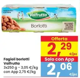 Despar Fagioli borlotti Valfrutta offerta